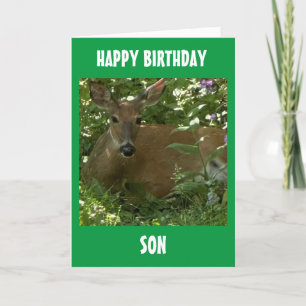 CARTE À NOTRE FILS POUR VOTRE ANNIVERSAIRE !