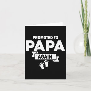 Carte À nouveau promu papa annonce de grossesse Fath