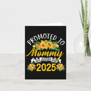 Carte À nouveau promue maman en 2025 Tournesol Femmes