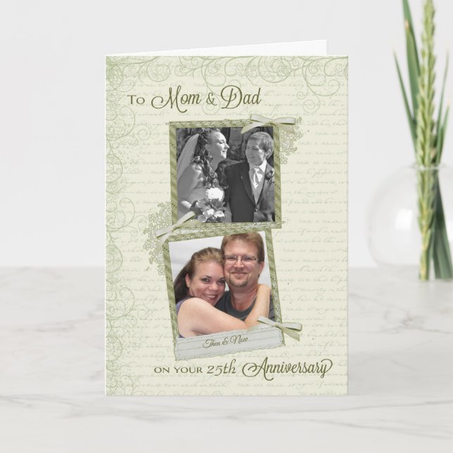 Carte À papa et à maman le __th Anniversaire-Personnalis (Devant)