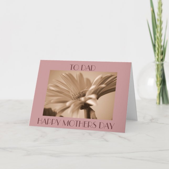 CARTE À PÈRE JOYEUX JOUR DES MÈRES (Devant)