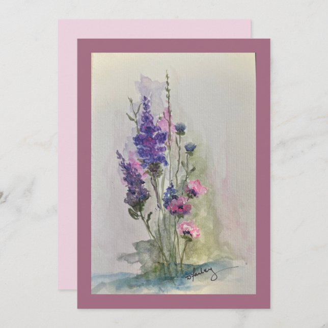 Carte à plat à garder en contact (Devant / Derrière)