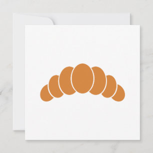 Carte à plat Croissant