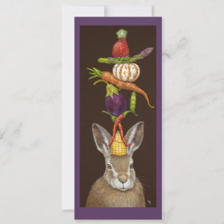 Carte à plat Harvest Hare