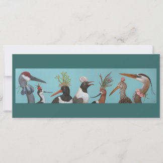 Carte à plat pour oiseaux aquatiques