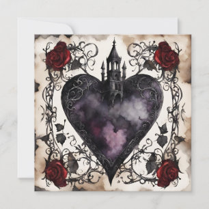 Carte à plat Secret Admirer avec inscription sur l