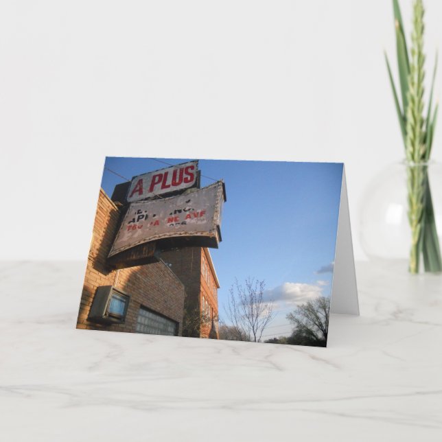 Carte "A PLUS" Congratulatory Card (Devant)