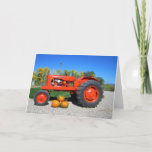 Carte à puce<br><div class="desc">1955 WD45 Allis Chalmers Tractor- Autumn Accent Pillow
This vintage tractor is a 1955 WD45 Allis Chalmers show with 3 pumkins on pillow for your tractor lover to snuggle up to your.</div>