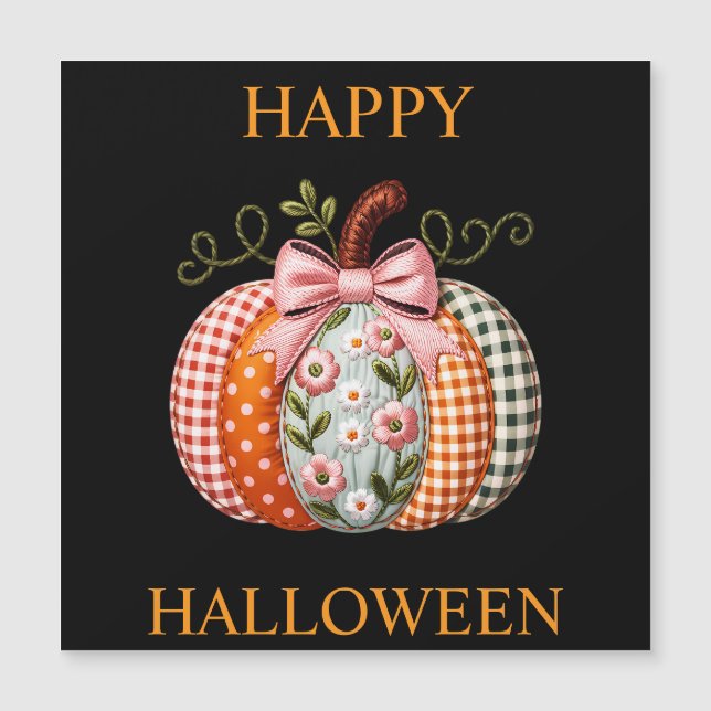 Carte à puce Halloween Citrouille Holiday (Devant)