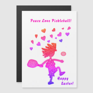 Carte à puce PEACE LOVE PICKLEBALL