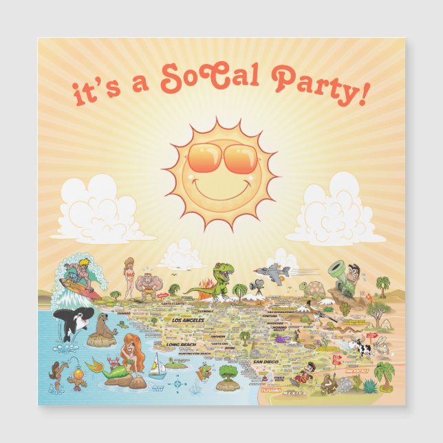 Carte à puce SoCal personnalisable (Devant)
