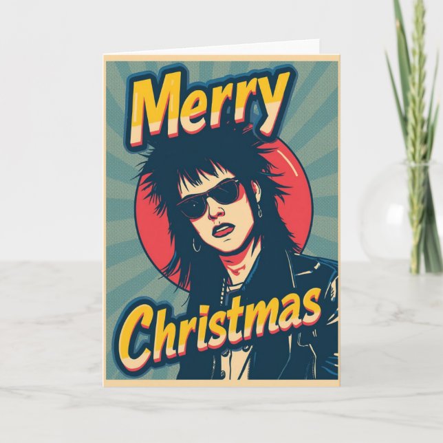 Carte A punk christmas card (Devant)