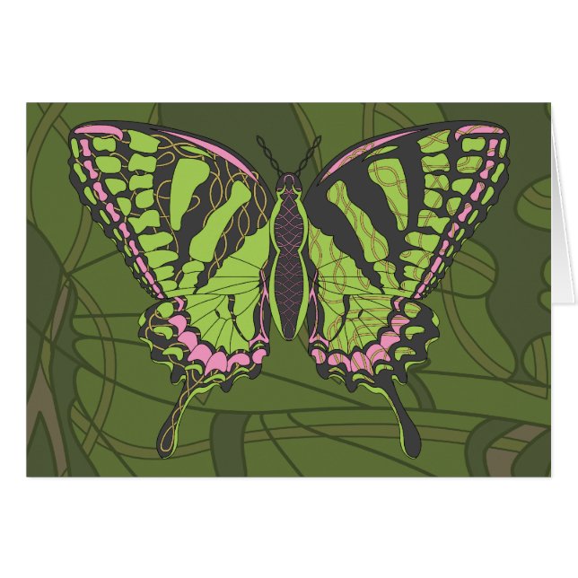 Carte à queue noire celtique (Devant Horizontal)