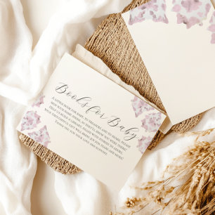 Carte à rabat à couches de vache rose