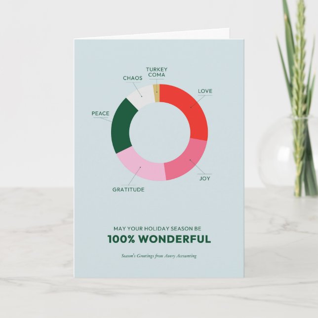 Carte à secteurs de vacances (Devant)