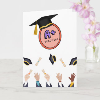 Carte A+ Teacher Appreciation Card 