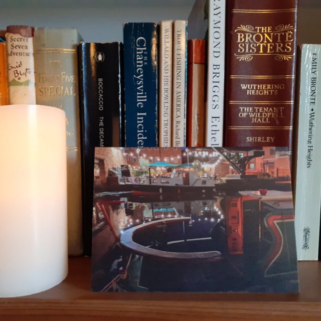 Carte à thème Canal. Vide pour ton propre message. (Créateur téléchargé)