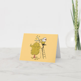 Carte à thème de jardinage pour hommes, pour toute