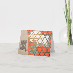 Carte "A Thousand grasses 5" Kamisaka Sekka