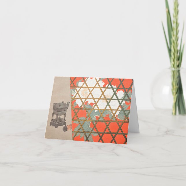 Carte "A Thousand grasses 5" Kamisaka Sekka (Devant)