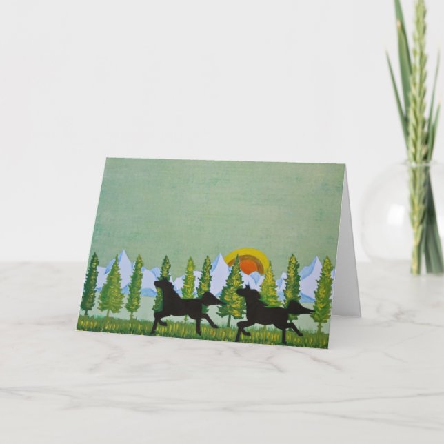 Carte À travers les champs (Devant)