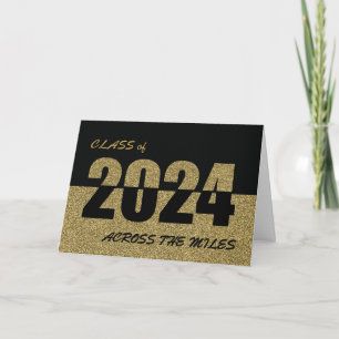 Carte À travers les Miles, Classe de 2024 Graduation, Go