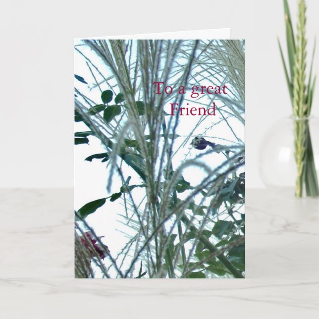 Carte À un grand ami (Devant)