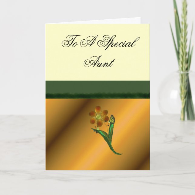 Carte À Une Tante Spéciale (Devant)