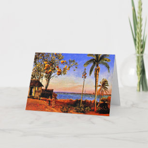 Carte A View in the Bahamas, Albert Bierstadt,