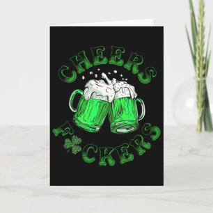 Carte À votre santé Fckers Saint-Patrick Drôle de bière