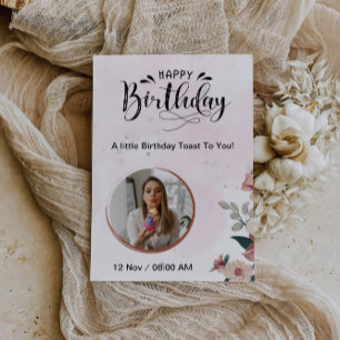 Carte À votre santé pour votre journée spéciale