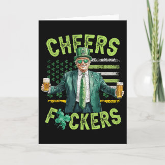 Carte À votre santé St Patrick's Day Bière drôle à boire