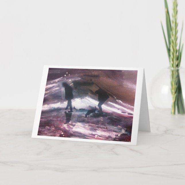 Carte A walk by the waves (Devant)