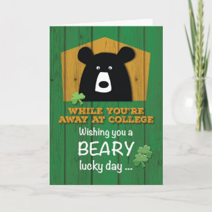 Carte Abandon à College Bear & Shamrocks sur St. Patrick