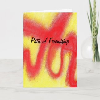 Carte Abastract carde l'amitié