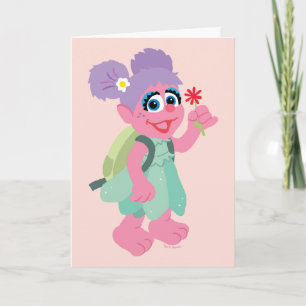Carte Abby Cadabby Coller les marguerites