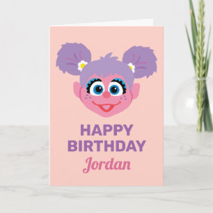 Carte Abby Cadabby   Visage Fleur   Joyeux Anniversaire