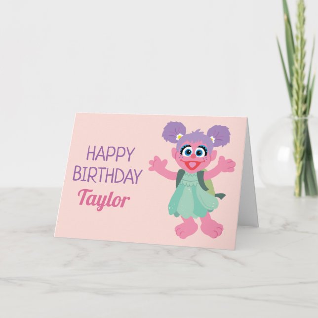 Carte Abby Cadabby Woodland | Joyeux Anniversaire (Devant)