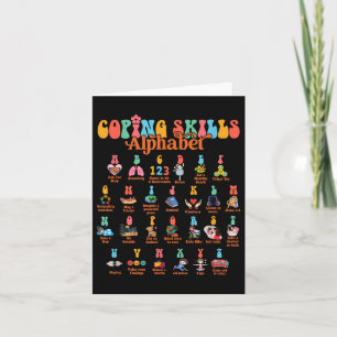 Carte Abc Compétences d'adaptation Alphabet Autosoins Sa