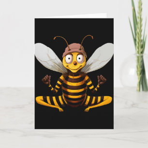 Carte Abeille de yoga 