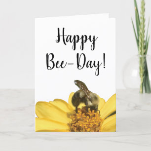 Carte Abeille mignonne d'Abeille-Jour heureux sur