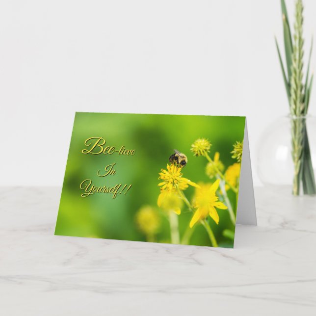 Carte Abeille sans inspiration (Devant)