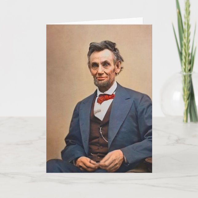 Carte Abraham Lincolon (Devant)