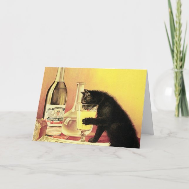 Carte Absinthe Bourgeois (Devant)