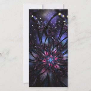 Carte Abstract fractal flower design