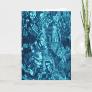 Carte Abstrait bleu