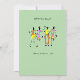 Carte Abstrait, Fête fantastique Heure Anniversaire