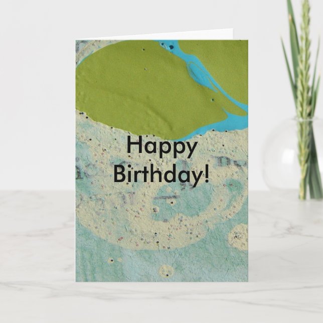 Carte Abstrait, Joyeux anniversaire ! (Devant)