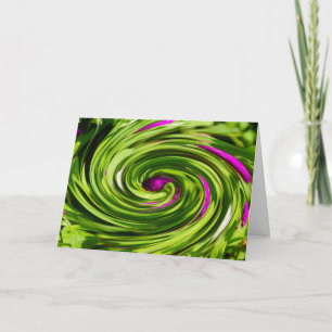 Carte Abstraite Allium