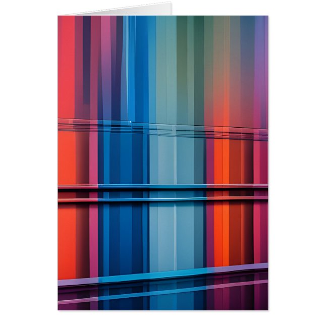 Carte Abstraite couleur (Devant)